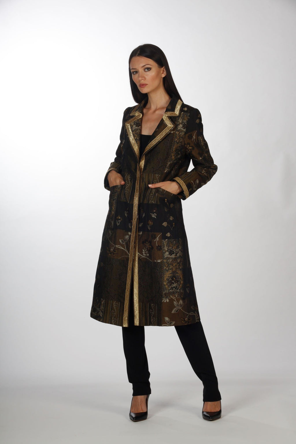 Cappotto in jacquard