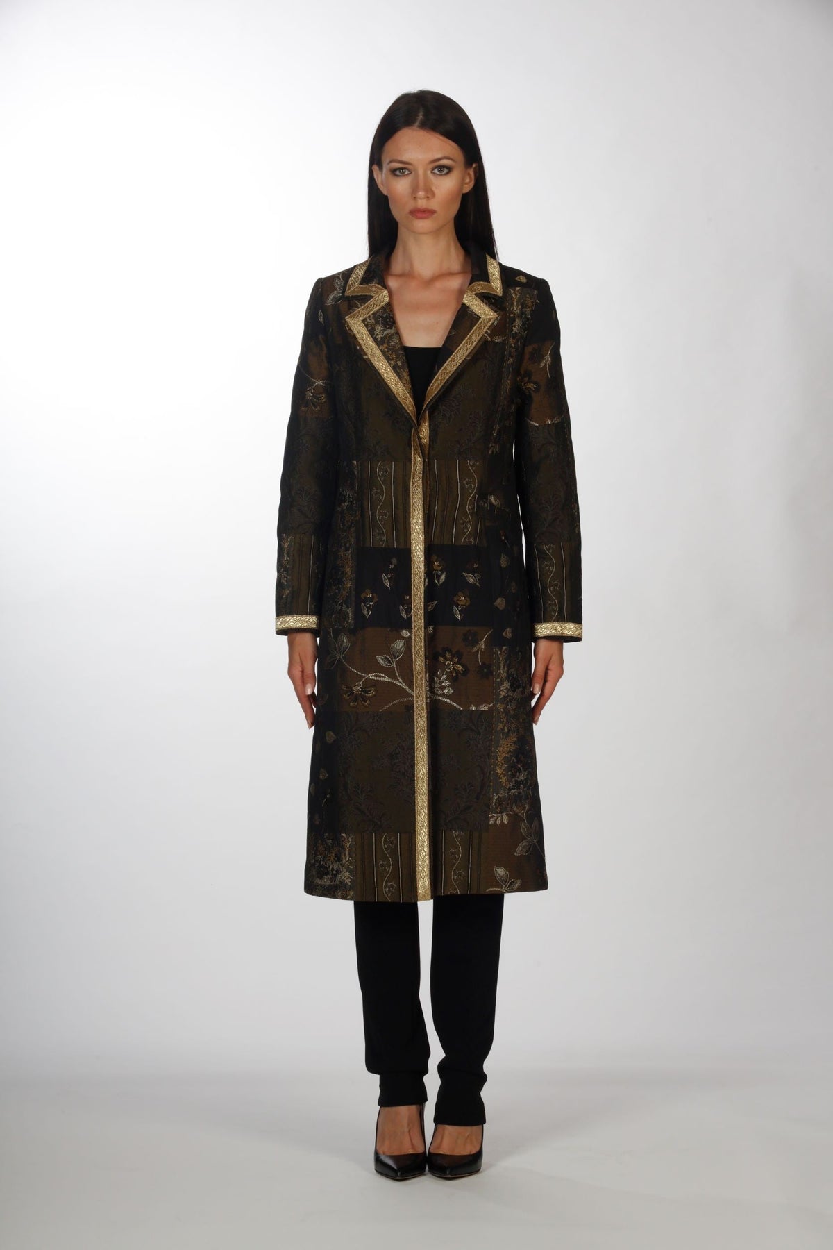 Cappotto in jacquard