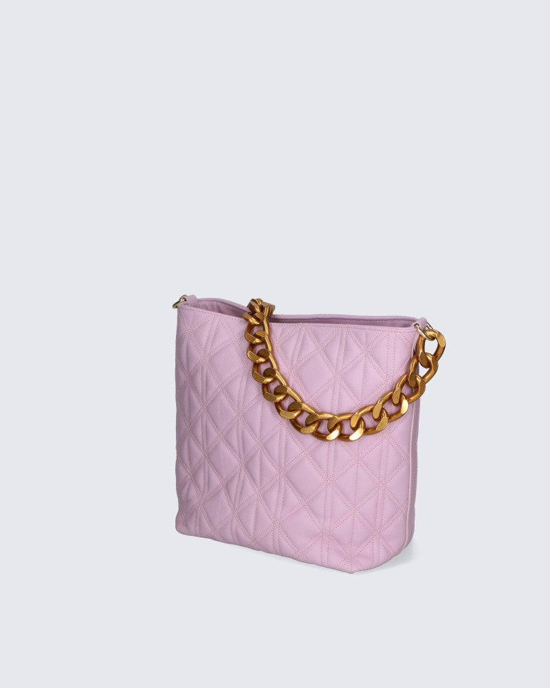 Borsa a spalla a singolo scomparto con catena