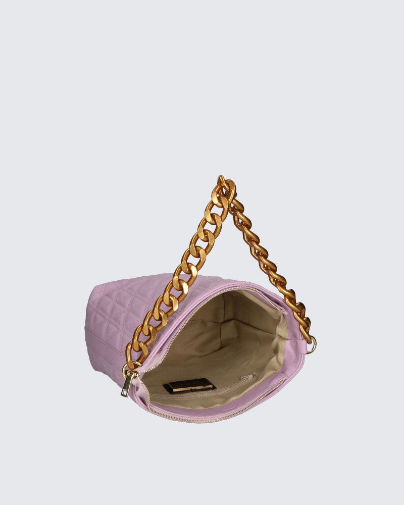Borsa a spalla a singolo scomparto con catena