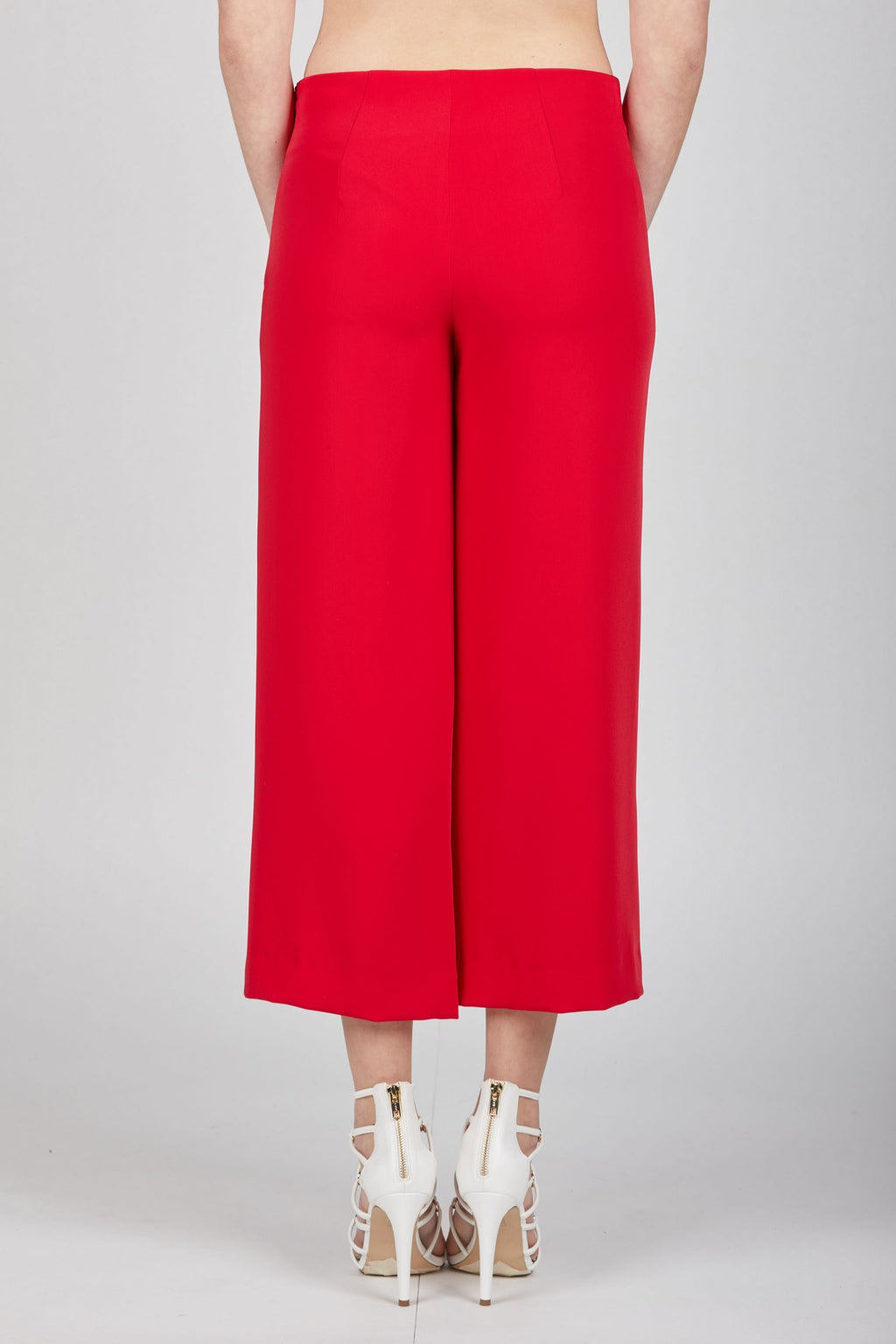 Pantalone largo rosso
