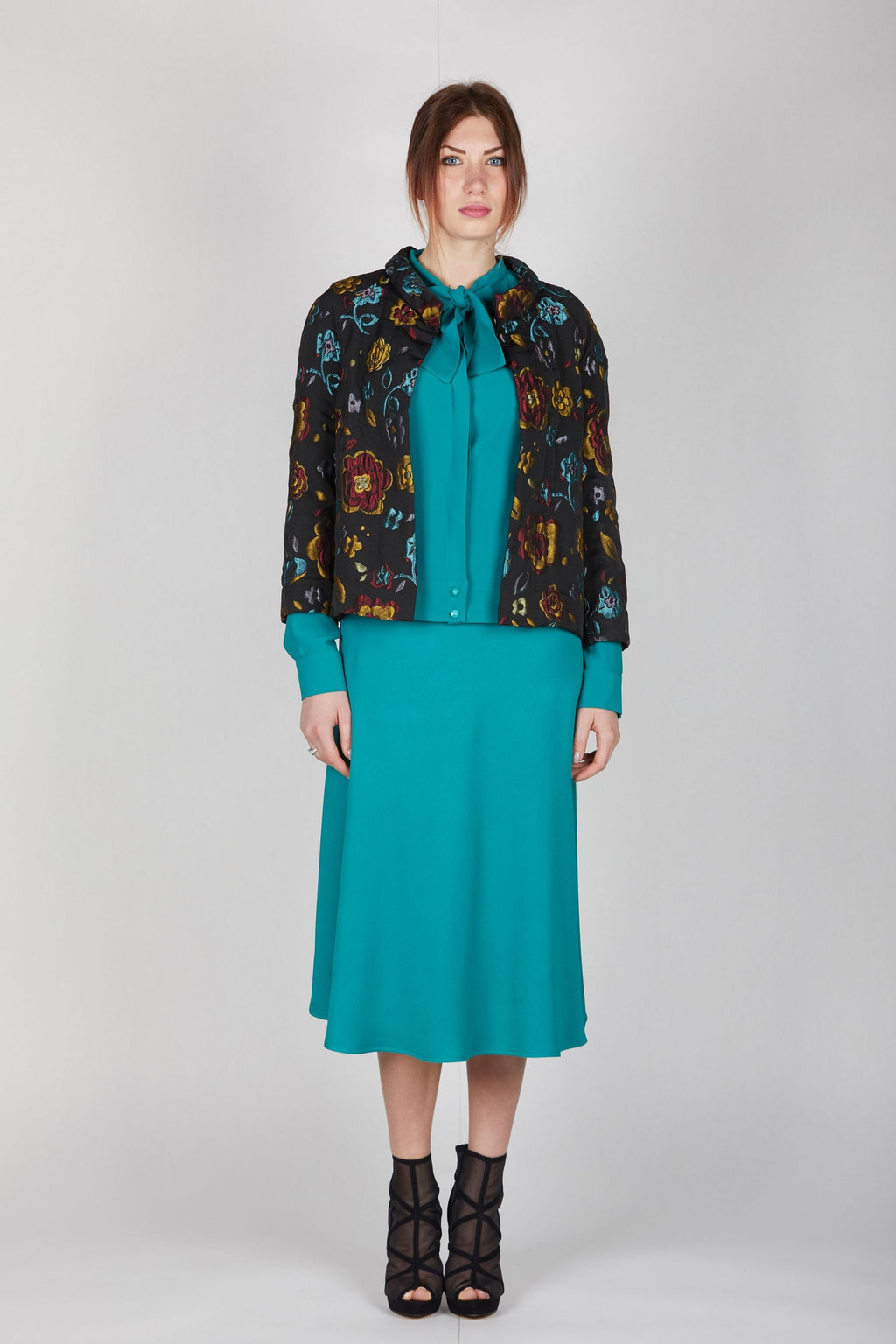 Giacca jacquard multicolor