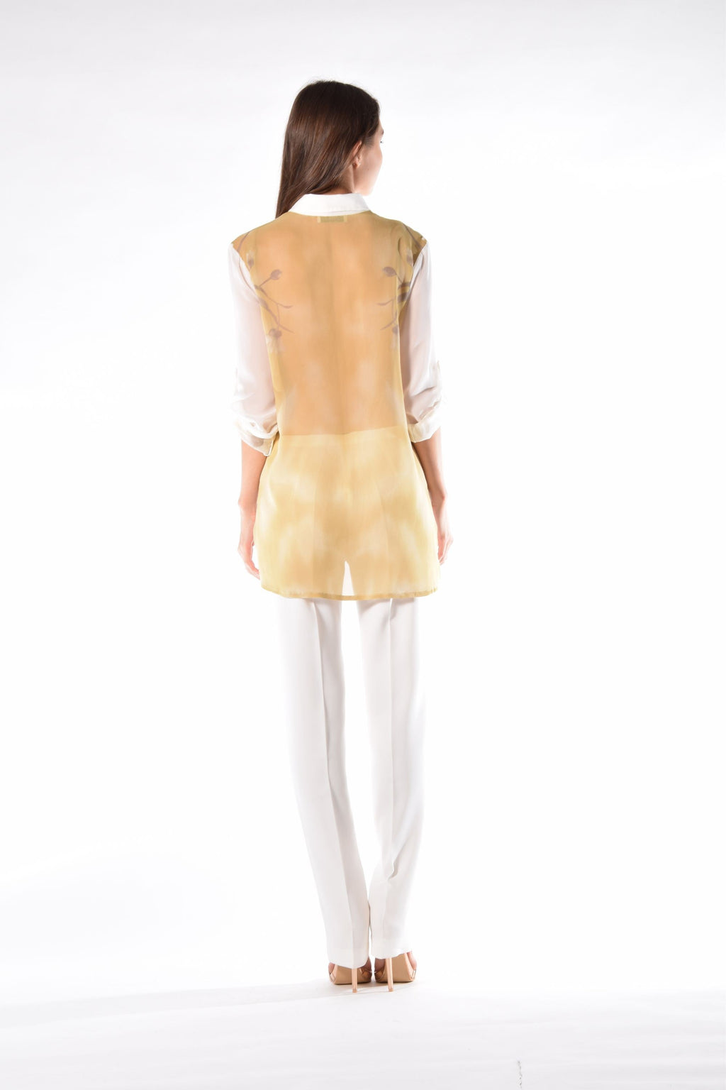 Camicia in georgette fantasia floreale