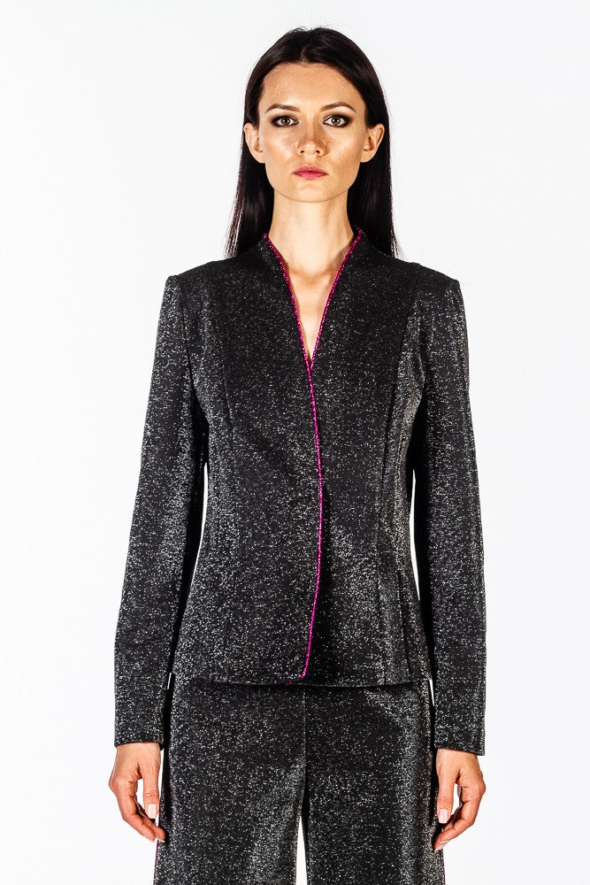 Giacca lurex argento