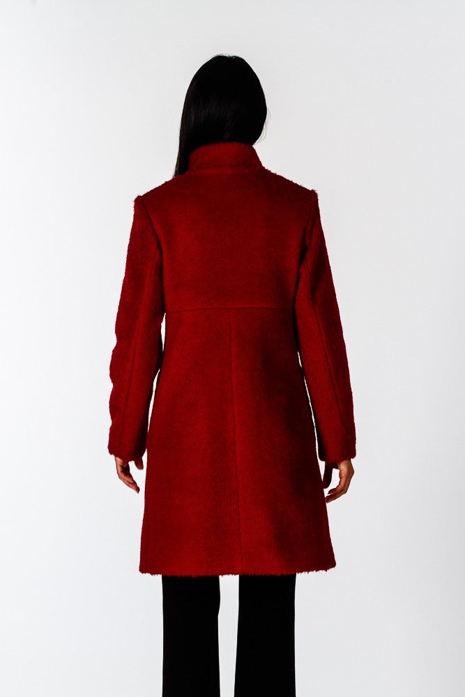 Cappotto rosso bon ton