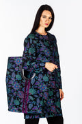 Borsa maxi shopper jacquard