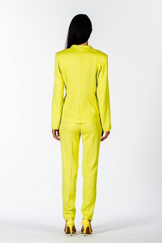 Giacca in cadì giallo
