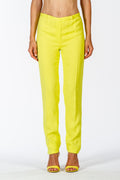 Pantalone classico in cadì elasticizzato