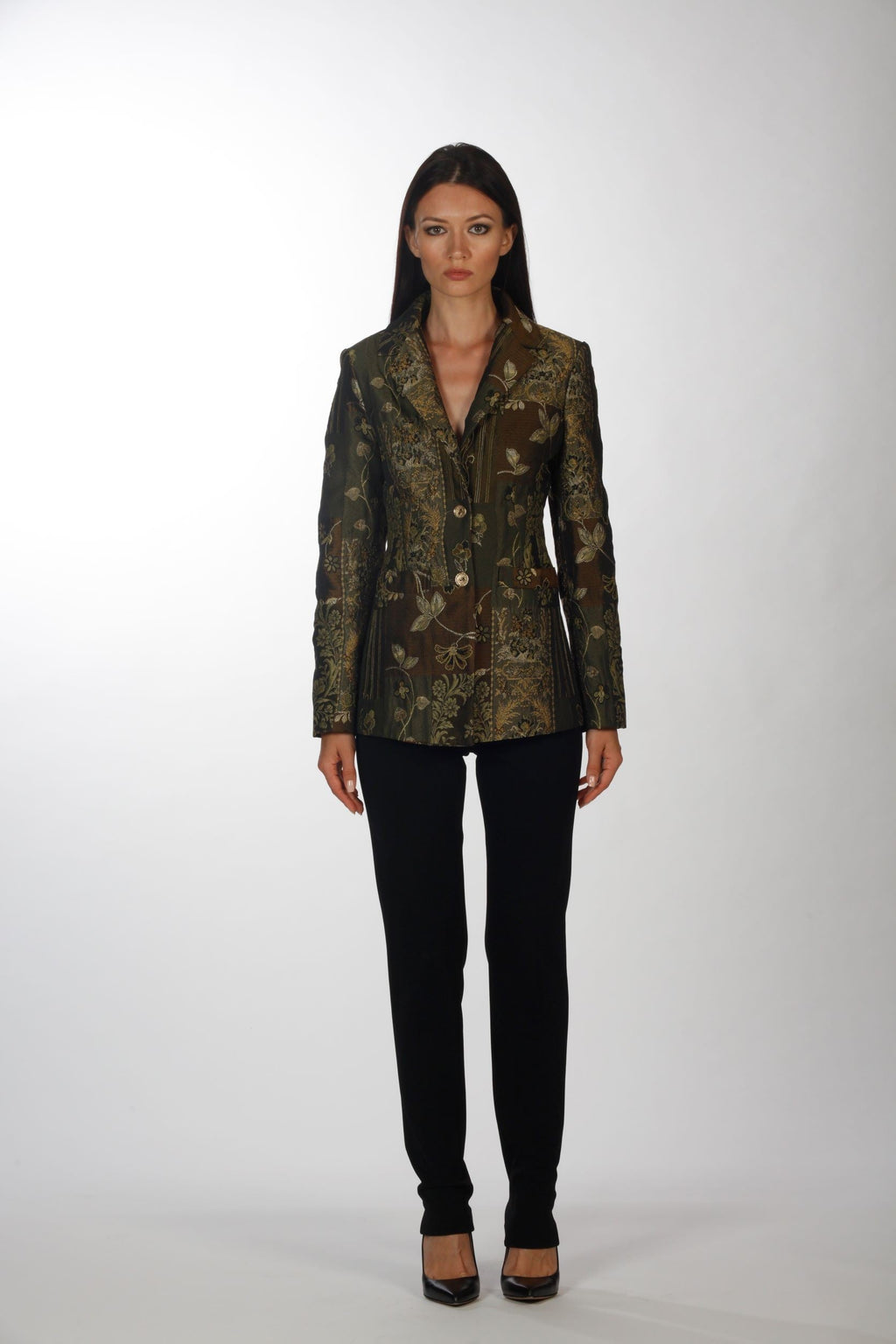 Giacca in tessuto jacquard