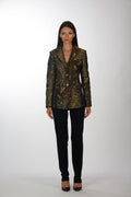 Giacca in tessuto jacquard