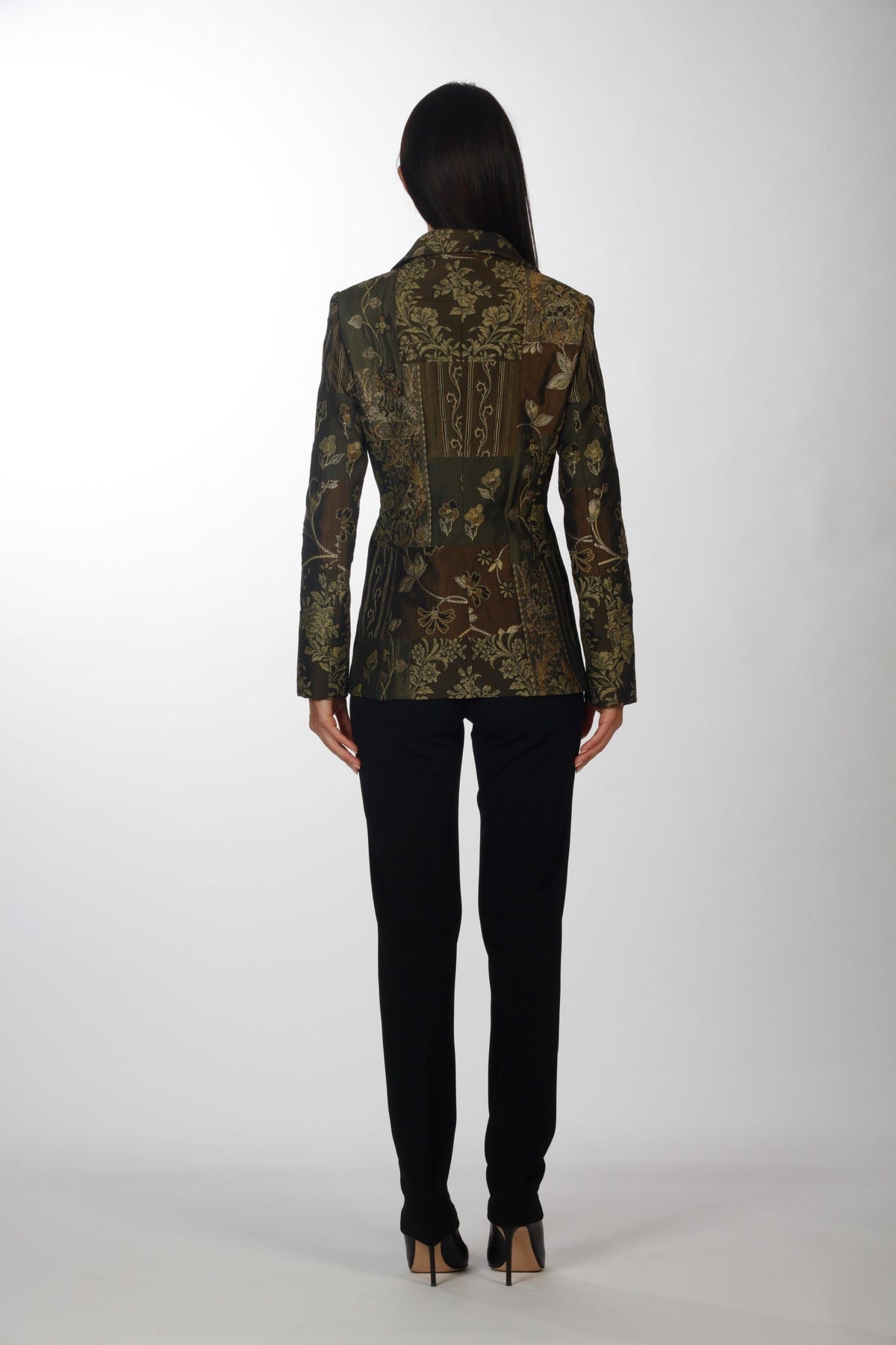 Giacca in tessuto jacquard